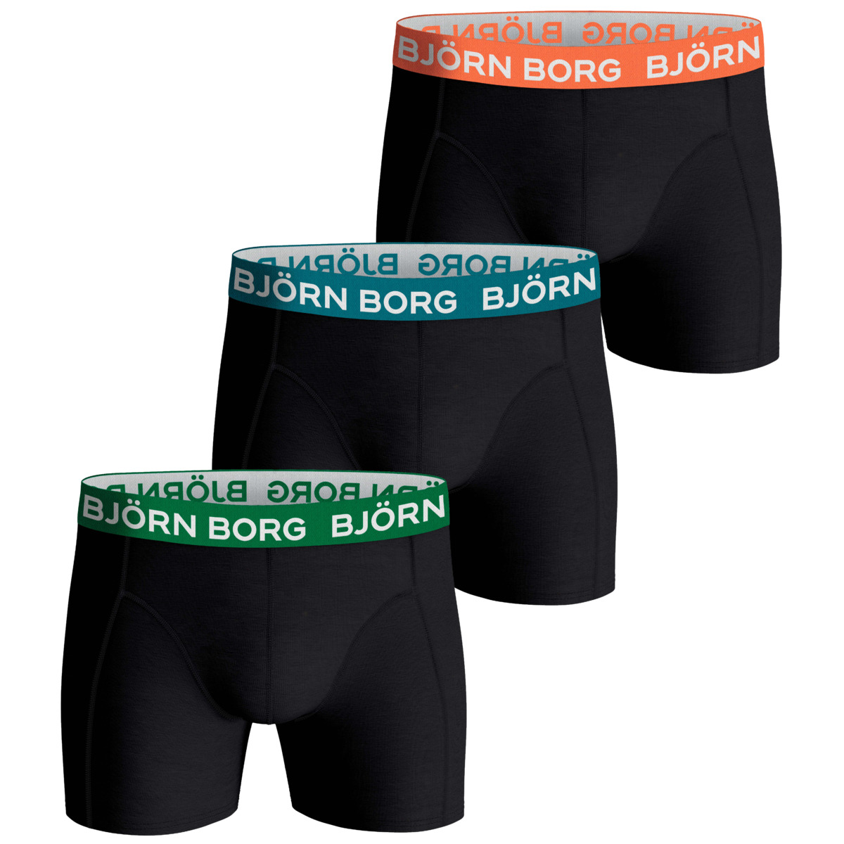 Björn Borg Cotton Stretch Boxer 3er Pack Boxershorts