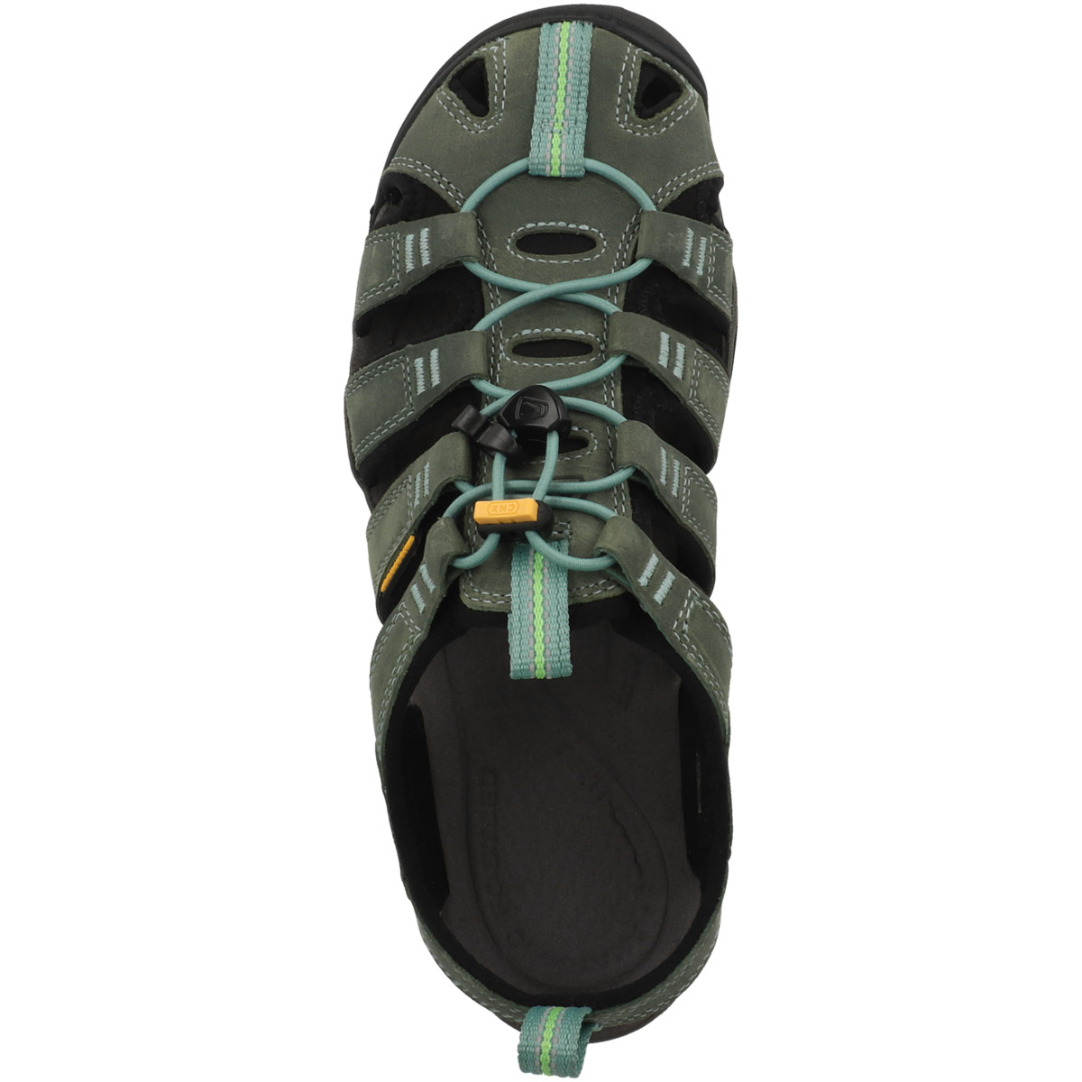 Keen Clearwater CNX Leather Sandale blau