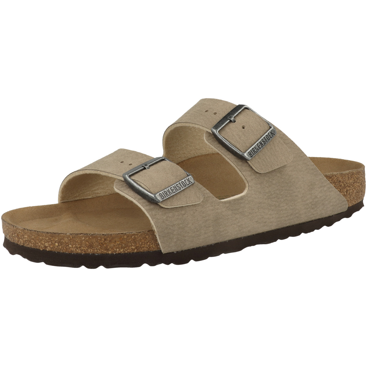 Birkenstock Arizona Synthetik Sandale schmal grau