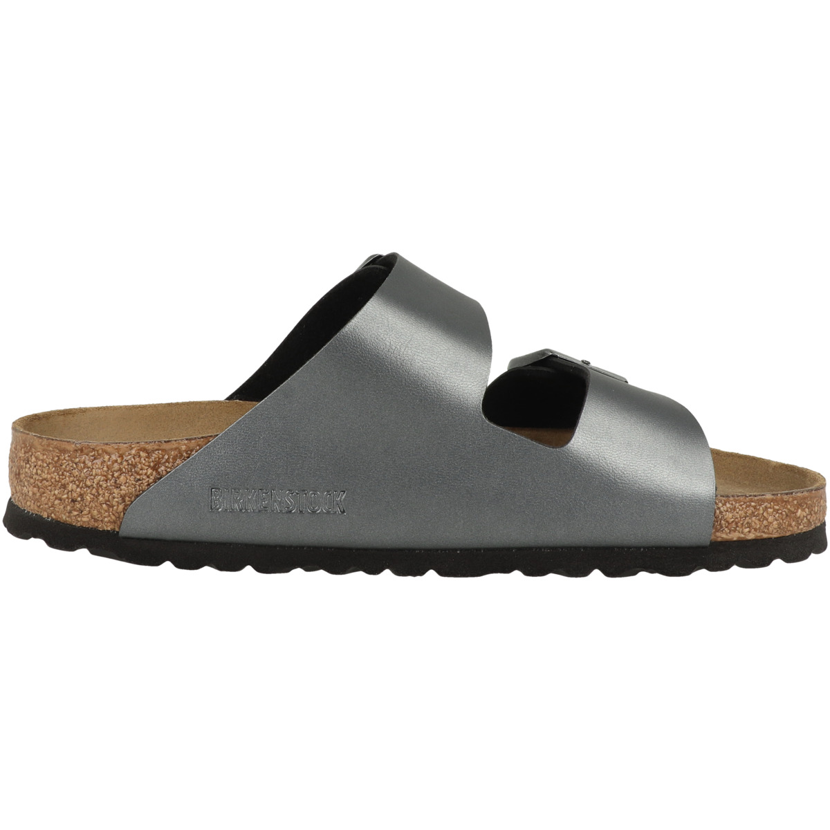 Birkenstock Arizona Birko-Flor Metallic Sandale normal schwarz