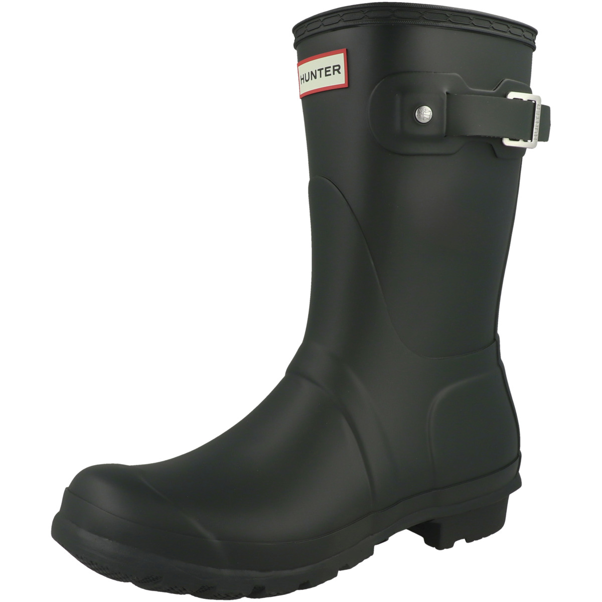 Hunter Womens Original Short Boot Gummistiefel dunkelgruen