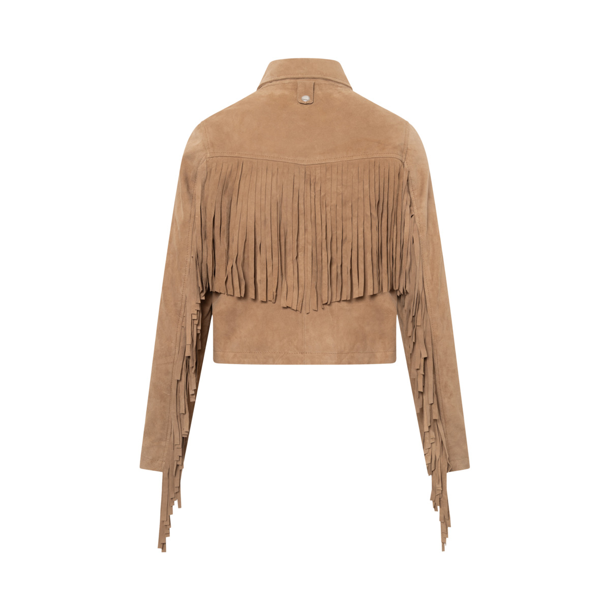 Bolongaro Trevor Nora Fringe Jacket Lederjacke braun