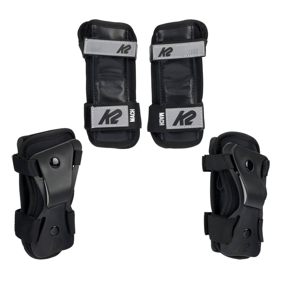 K2 Mach Pad Set Gelenkschutz-Set schwarz