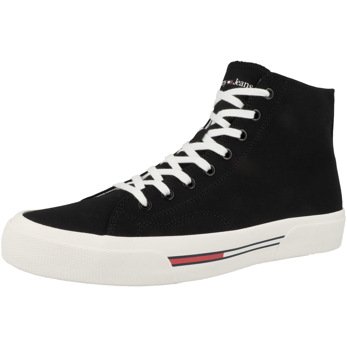 Tommy Hilfiger Tommy Jeans Mid Canvas Color Sneaker schwarz