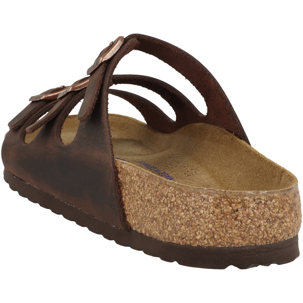 Birkenstock Florida SFB geöltes Nubukleder Sandale Weichbettung normal dunkelblau