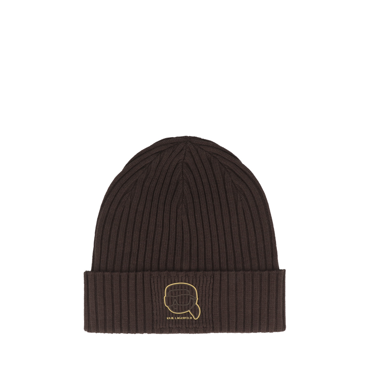 KARL LAGERFELD 805700 Set Mütze, Schal dunkelbraun