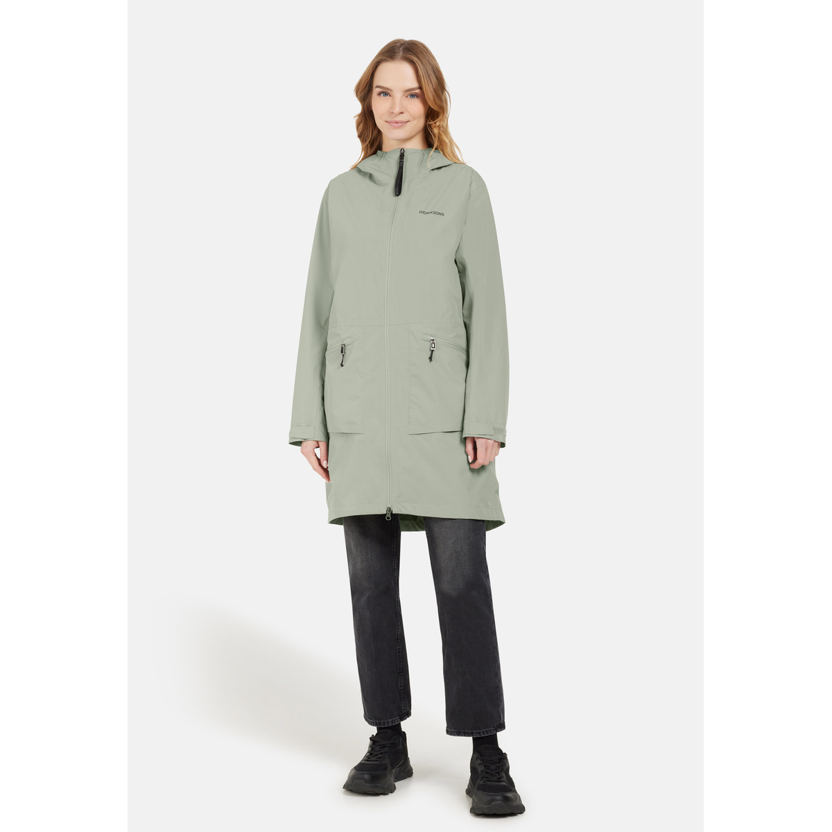 Didriksons Eliana WNS Softshelljacke hellgruen