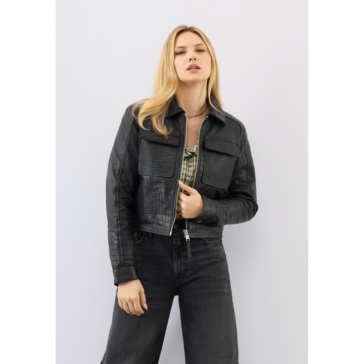 Bolongaro Trevor Thea Jacket Lederjacke schwarz