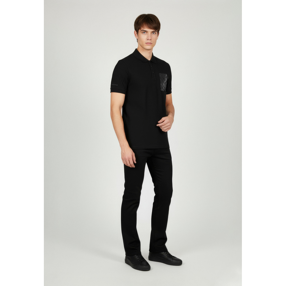 KARL LAGERFELD 745024 Poloshirt schwarz