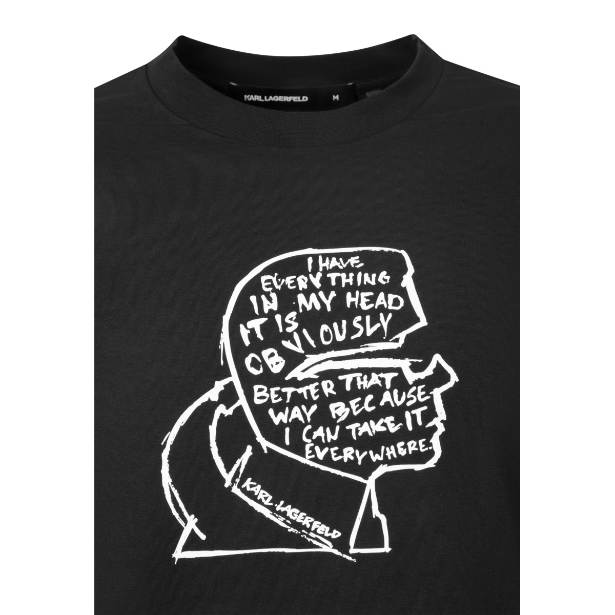 KARL LAGERFELD 755151 T-Shirt schwarz
