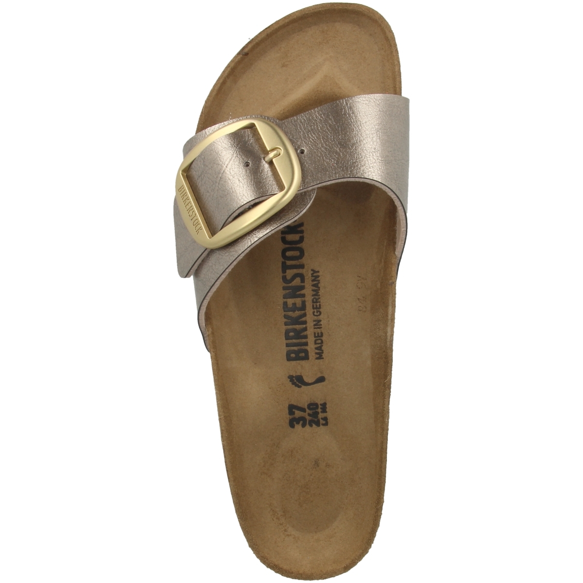 Birkenstock Madrid Big Buckle Birko-Flor Sandale schmal braun