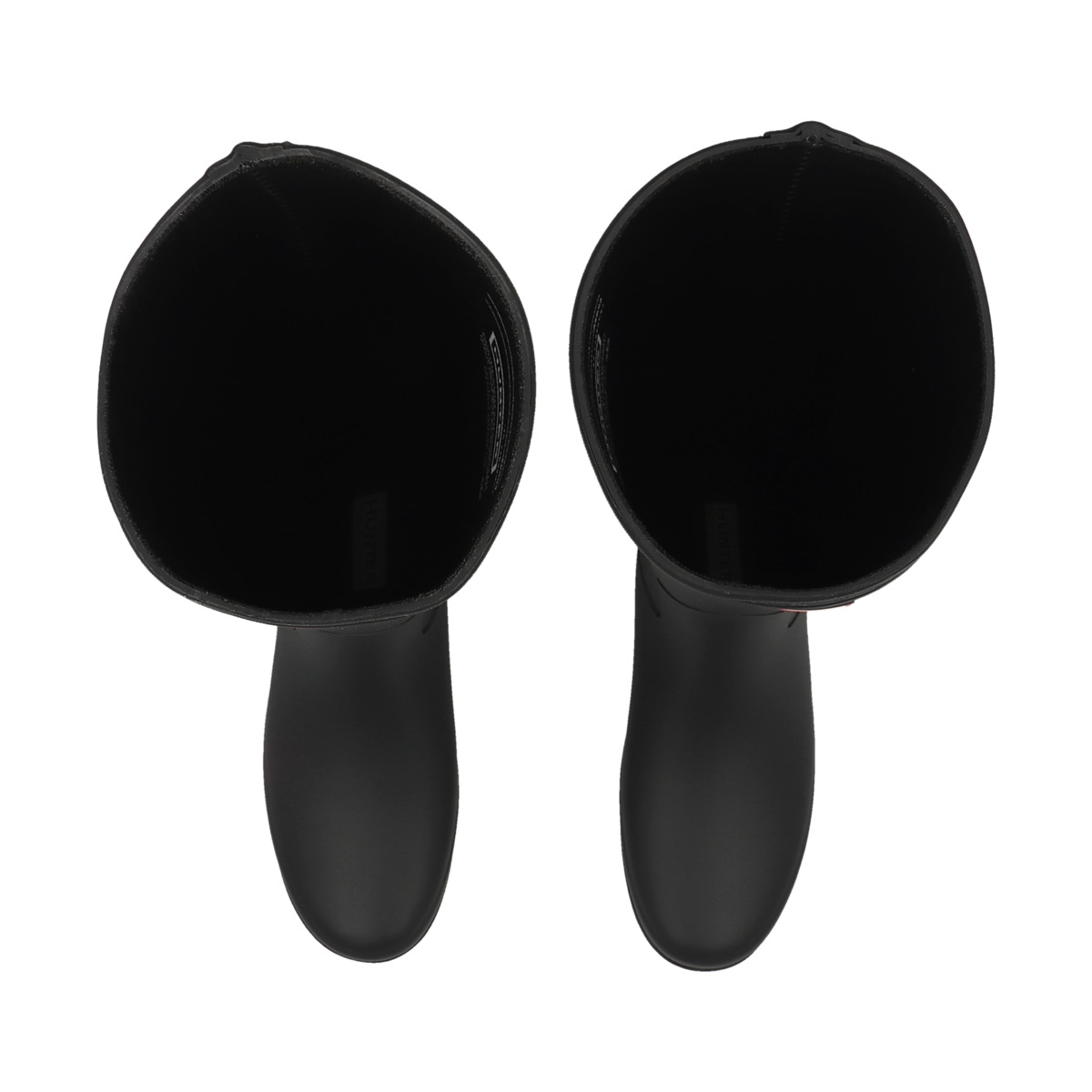 Hunter Womens Refined Gold Trim Tall Boot Gummistiefel schwarz