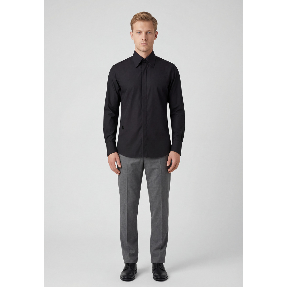 KARL LAGERFELD 605008 Hemd schwarz