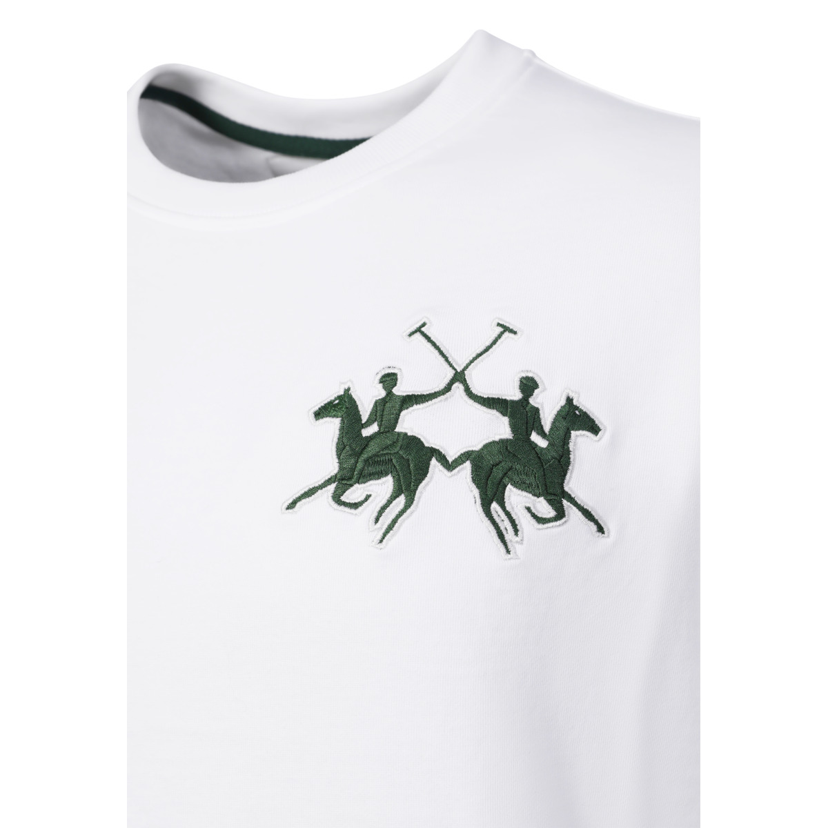 La Martina MCF010 Sweatshirt weiss