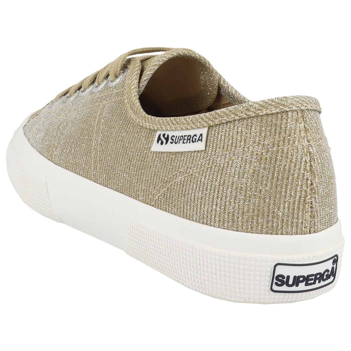 Superga 3750 Jersey Lame Leggera Sneaker low gold