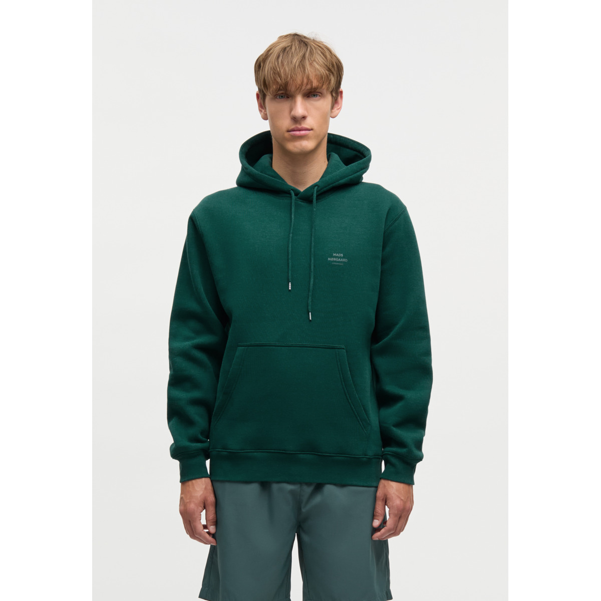 Mads Norgaard Standard Kapuzenpullover dunkelgruen