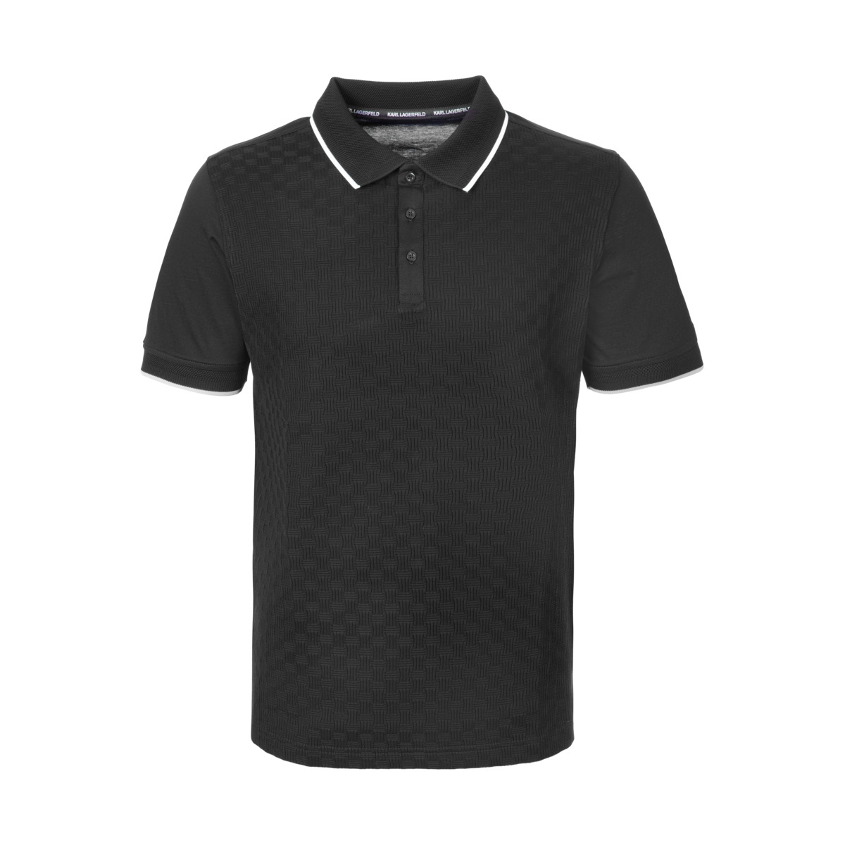 KARL LAGERFELD 745007 Poloshirt schwarz