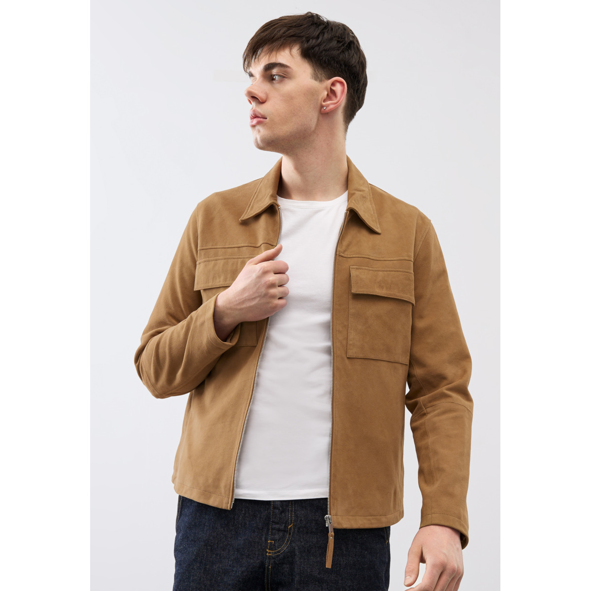 Bolongaro Trevor Turner Jacket Lederjacke braun
