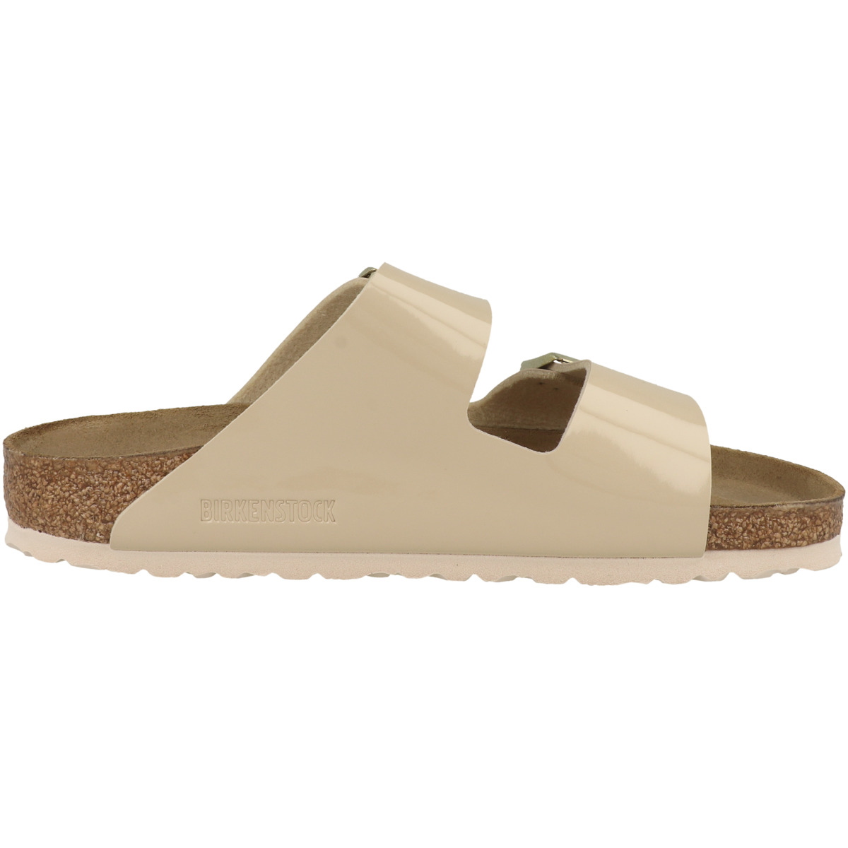 Birkenstock Arizona Birko-Flor Patent Sandale normal beige