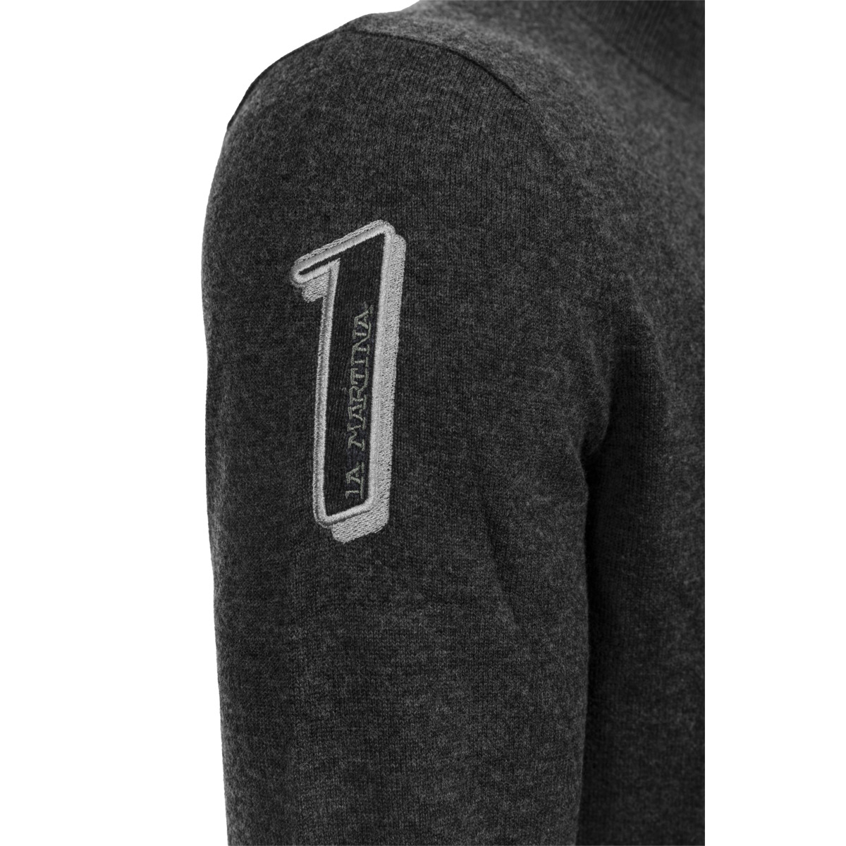 La Martina MBS314 Pullover dunkelgrau