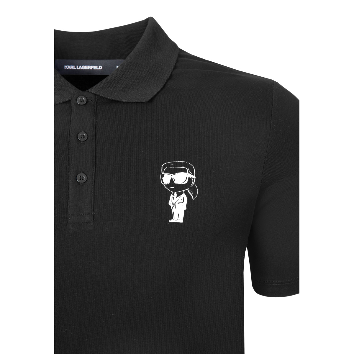 KARL LAGERFELD 745024 Poloshirt schwarz