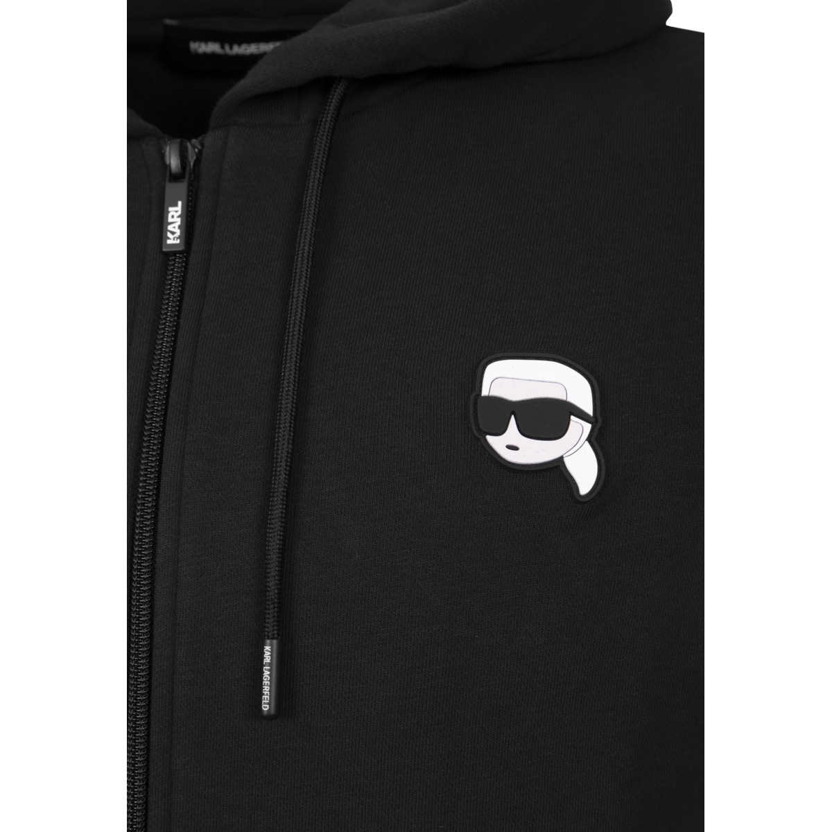 KARL LAGERFELD 705045 Sweatjacke schwarz