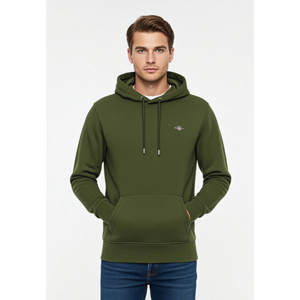 GANT Reg Shield Hoodie gruen