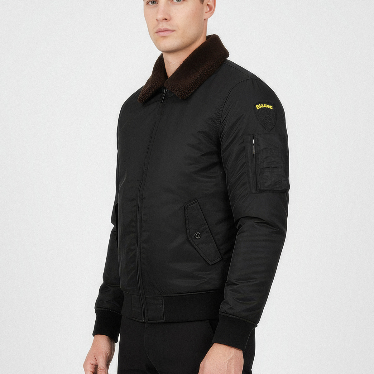 Blauer Marshall Bomberjacke schwarz