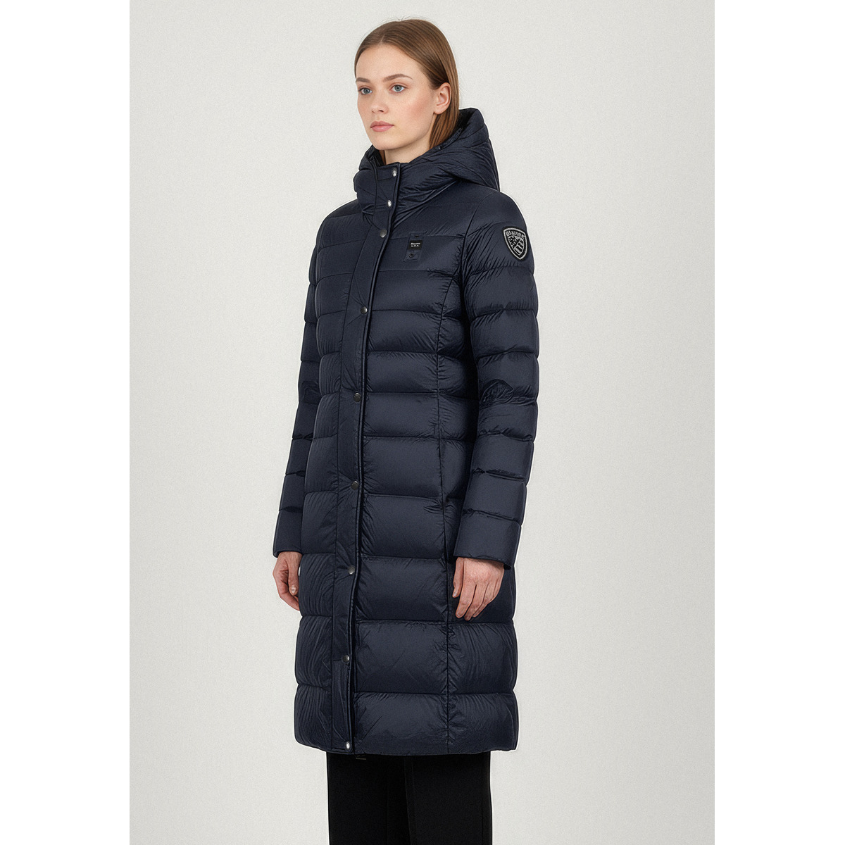Blauer Anita Daunenjacke blau