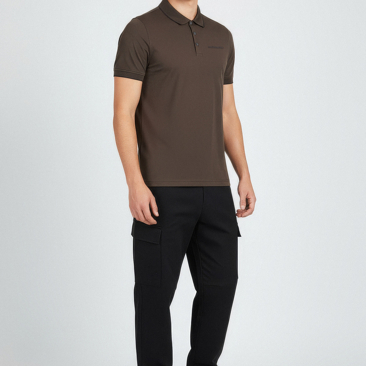 KARL LAGERFELD 745004 Poloshirt dunkelbraun