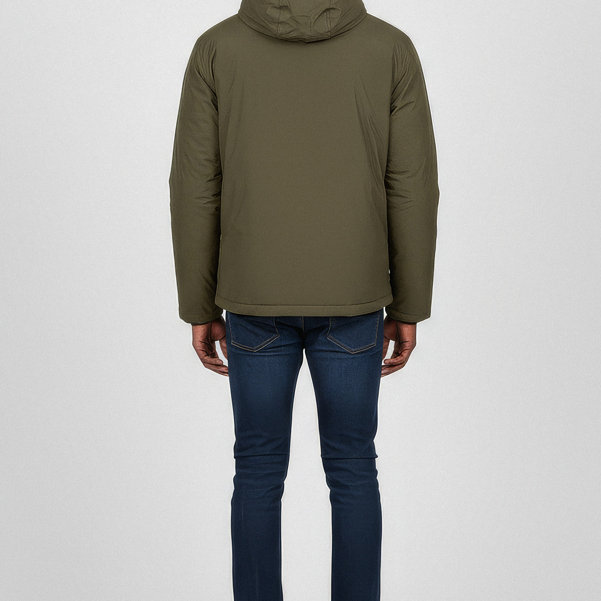 Blauer Ballard Daunenjacke gruen