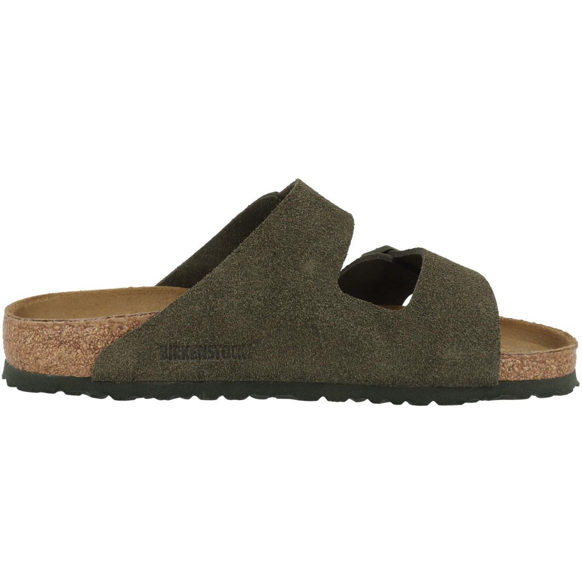 Birkenstock Arizona Veloursleder Sandale normal gruen