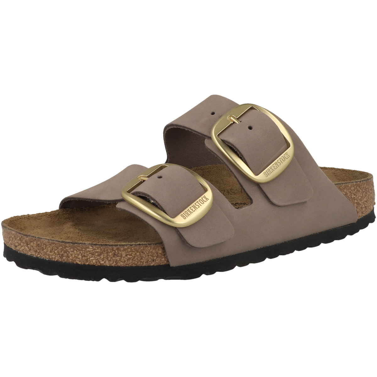 Birkenstock Arizona Big Buckle Nubukleder Sandale schmal lila