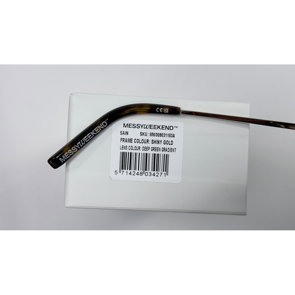 MESSYWEEKEND SAIN Sonnenbrille gold