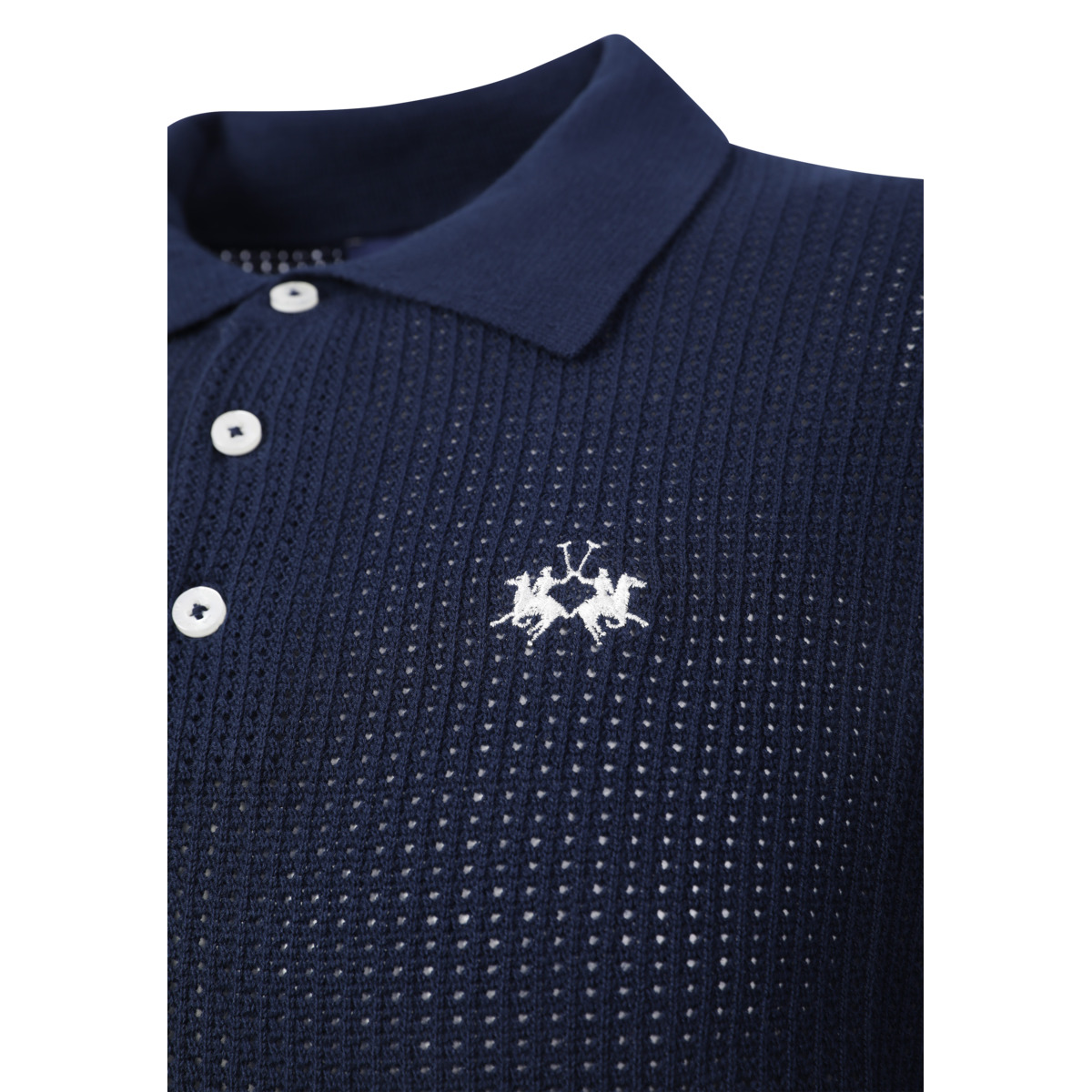 La Martina MCS012 Poloshirt dunkelblau