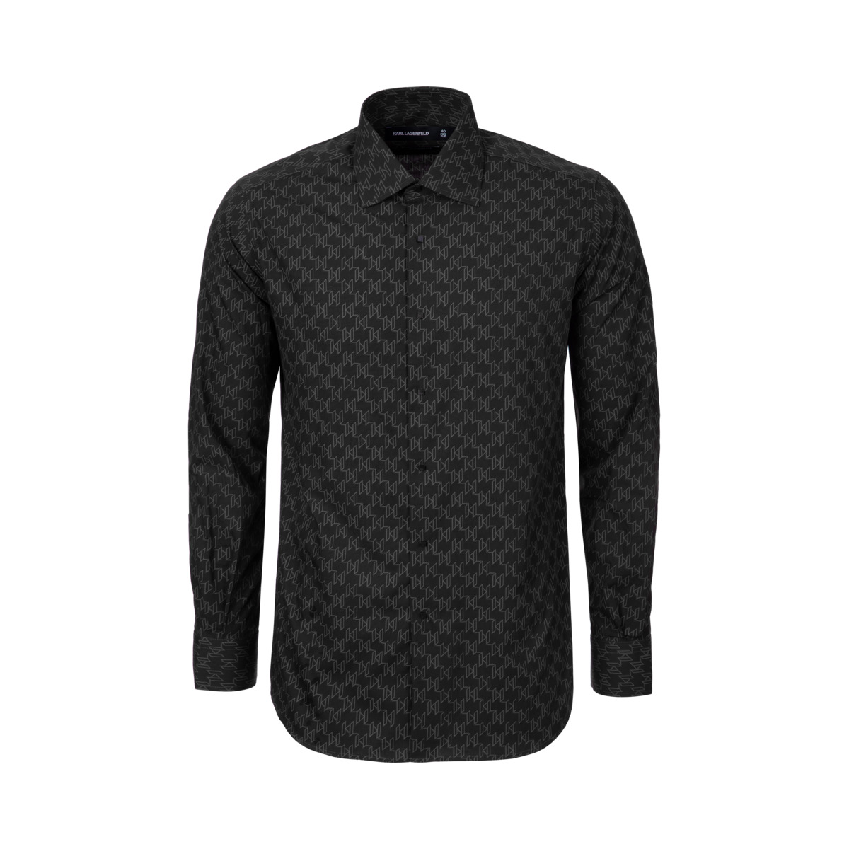 KARL LAGERFELD 605000 Hemd schwarz