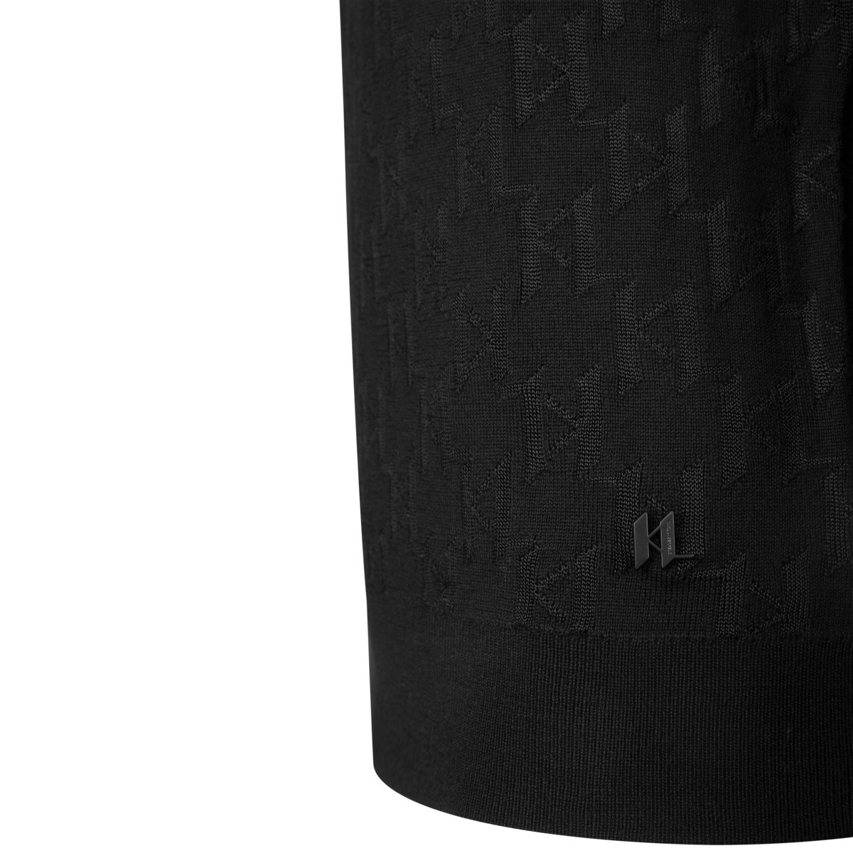 KARL LAGERFELD 655011 Langarmshirt schwarz