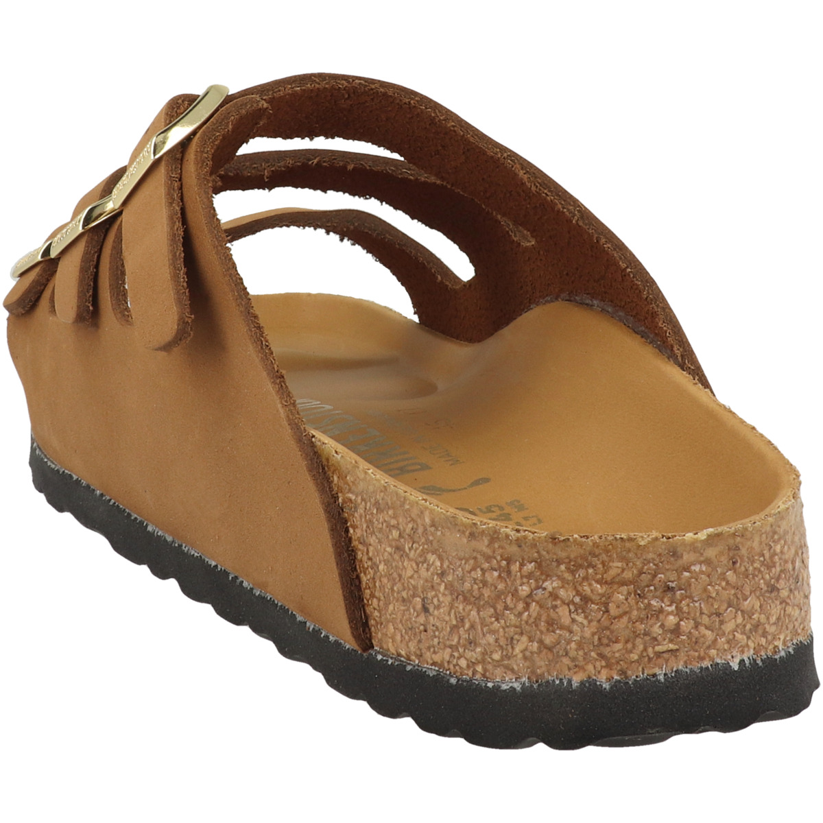 Birkenstock Florida Fresh Nubukleder Sandale schmal braun