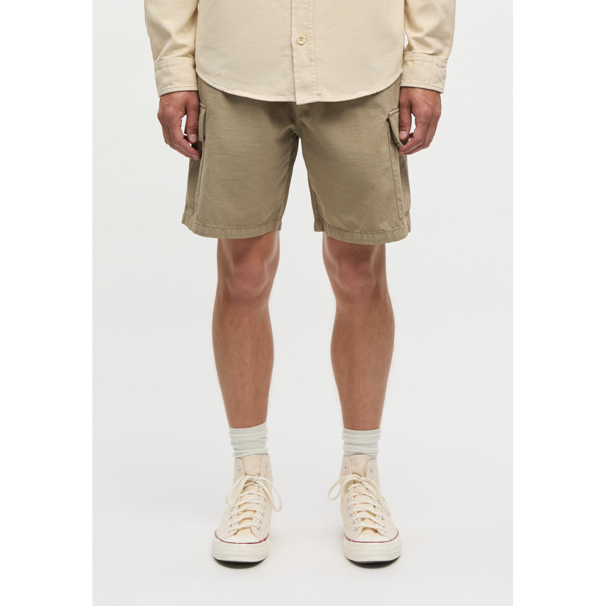 Mads Norgaard Cotton Ripstop Shorts braun