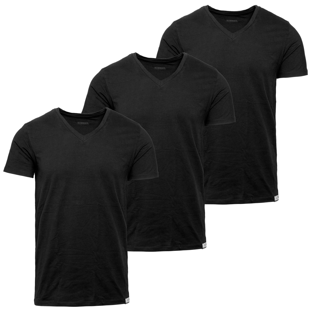 Diesel UMTEE-MICHAEL 3er Pack T-Shirt schwarz
