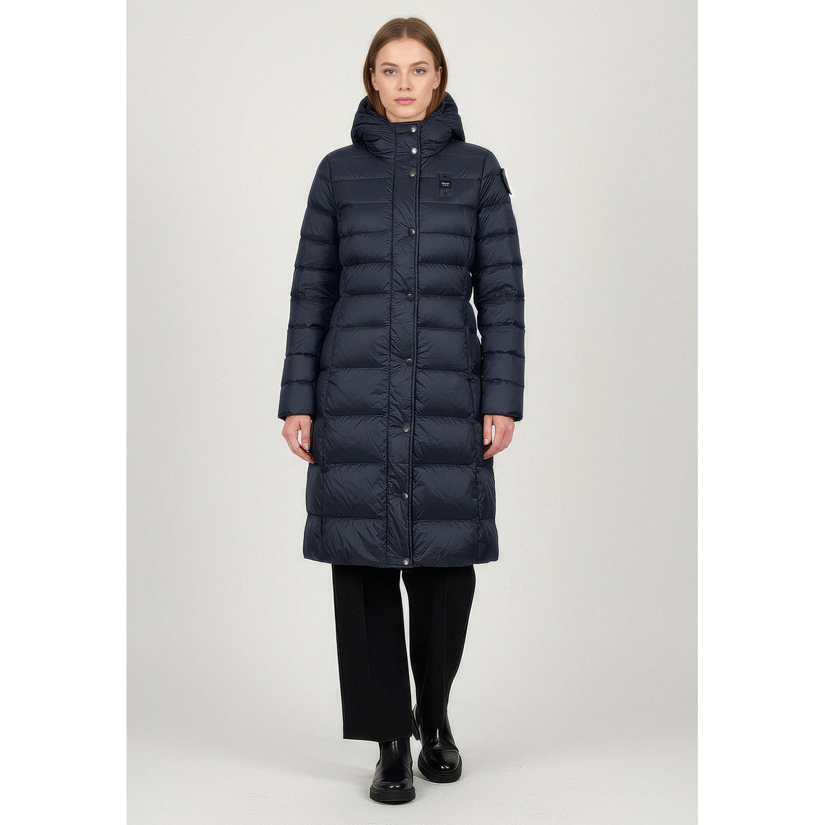 Blauer Anita Daunenjacke blau