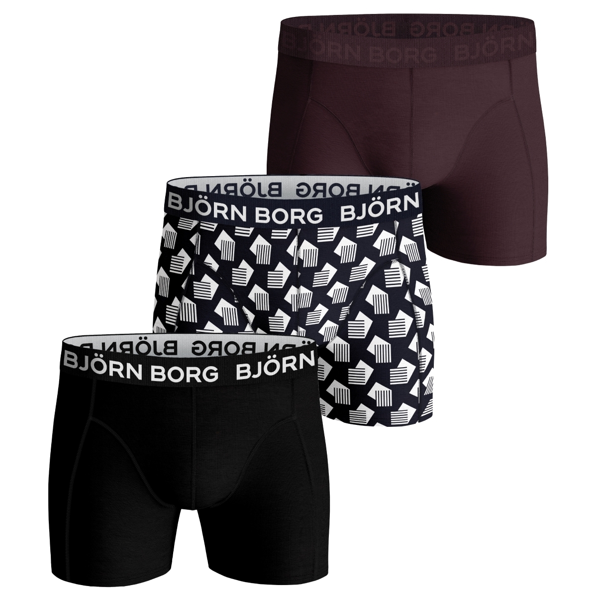 Björn Borg Core Boxer 3er Pack Boxershorts multicolor