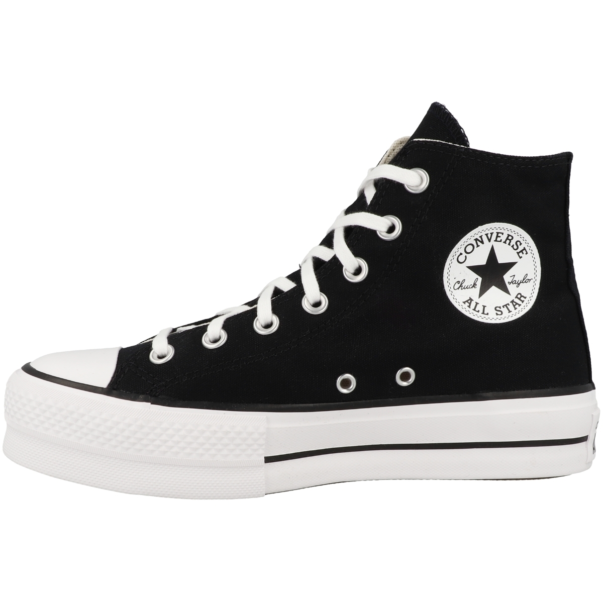 Converse Chuck Taylor All Star Canvas Platform High Sneaker schwarz