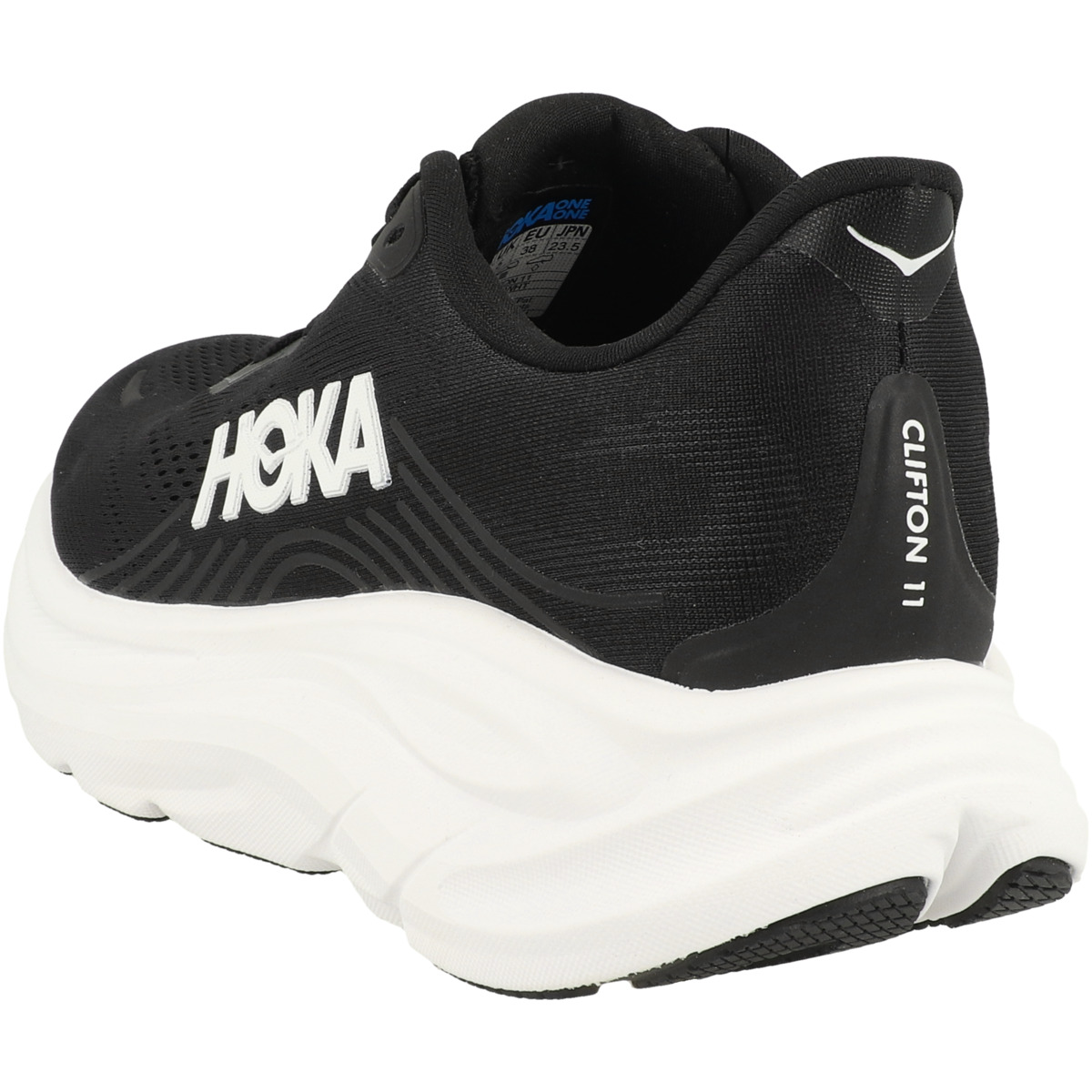 HOKA Clifton 11 Laufschuhe weiss/schwarz