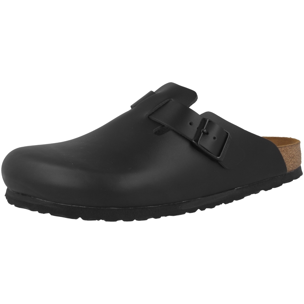 Birkenstock Boston Glattleder Clogs schmal schwarz