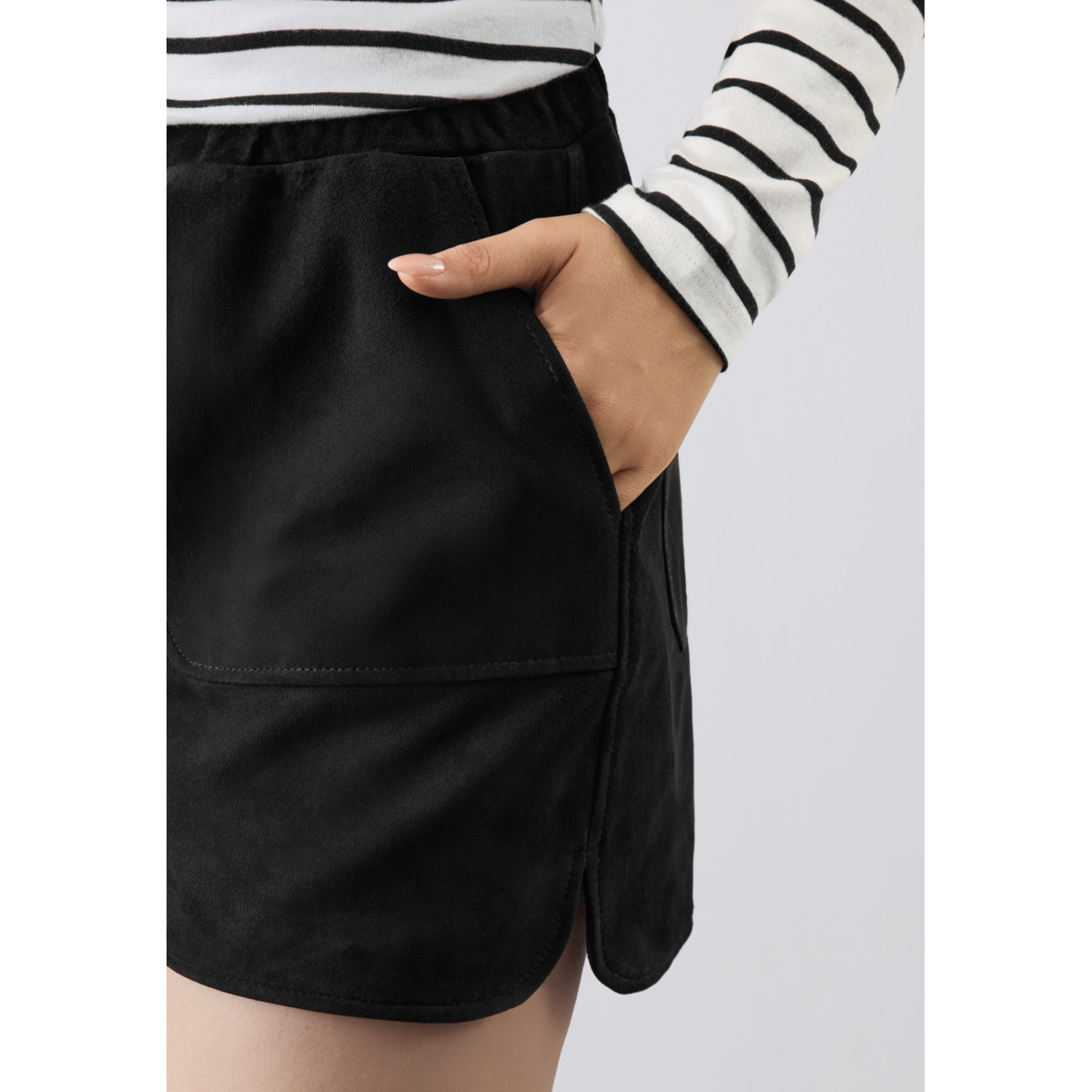 Bolongaro Trevor Tracie Short Ledershorts schwarz