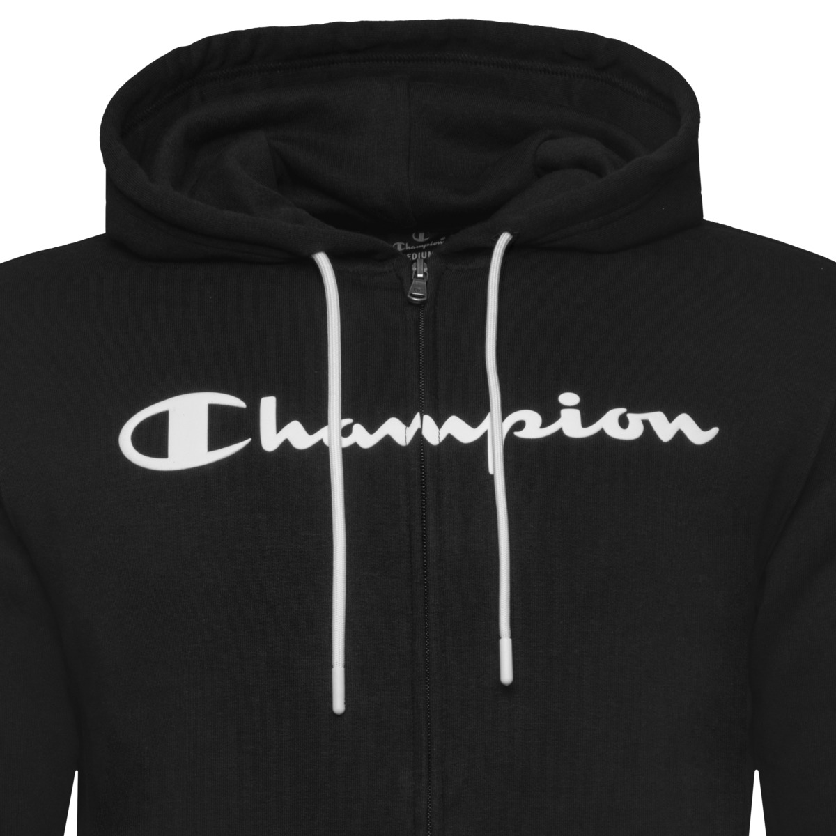 Champion Hooded Full Zip Sweatjacke schwarz