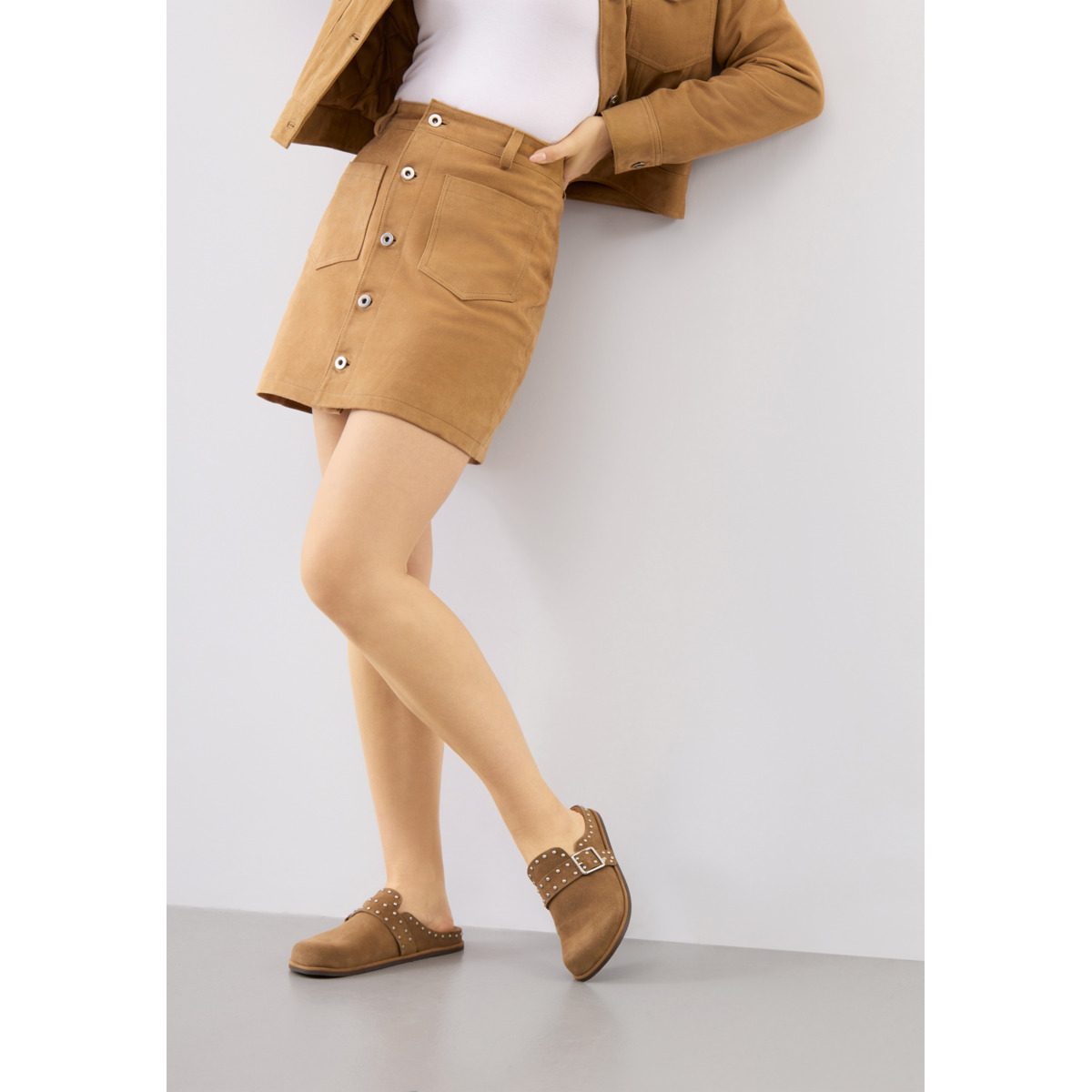 Bolongaro Trevor Ayla Mini Skirt Lederrock braun