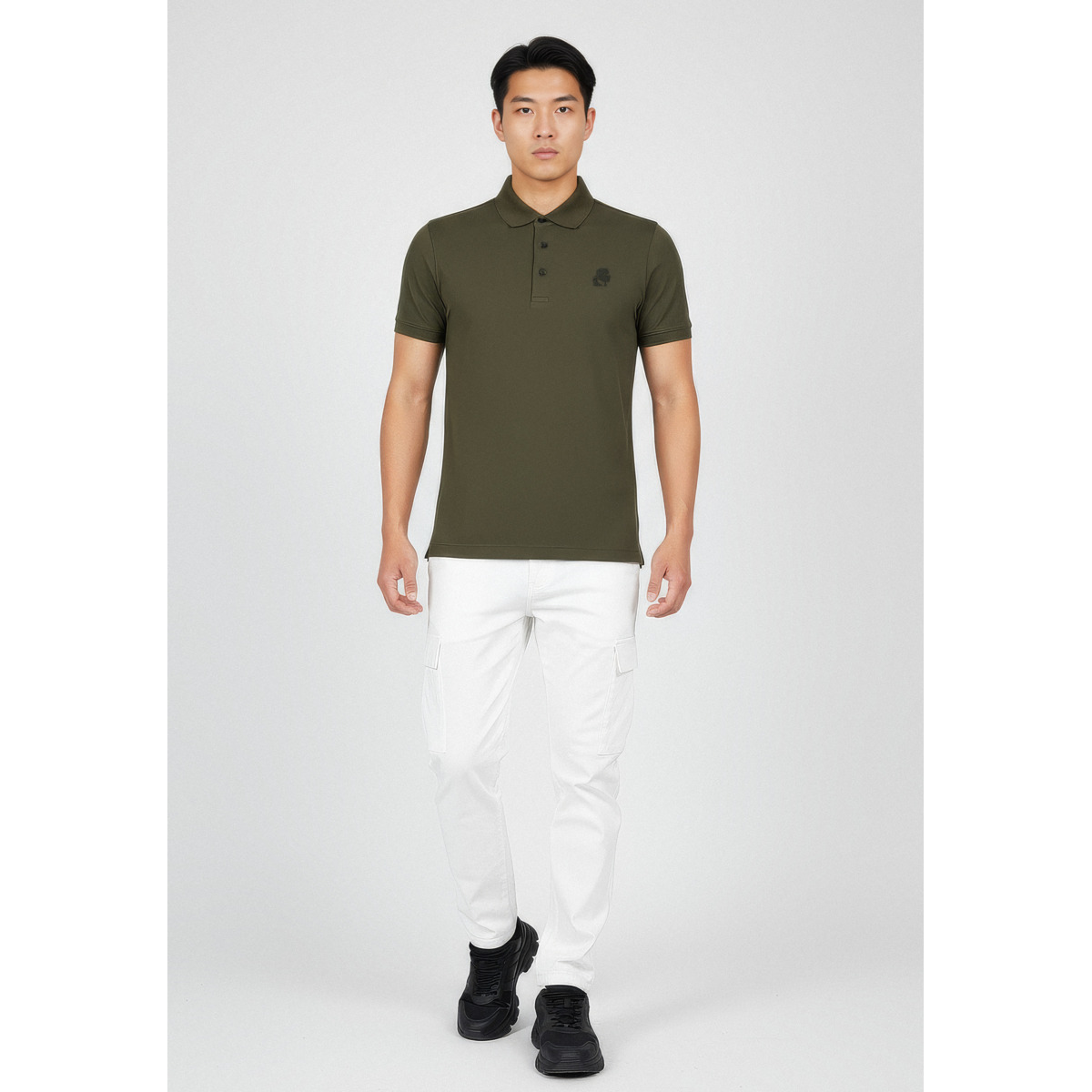 KARL LAGERFELD 745750 Poloshirt dunkelgruen