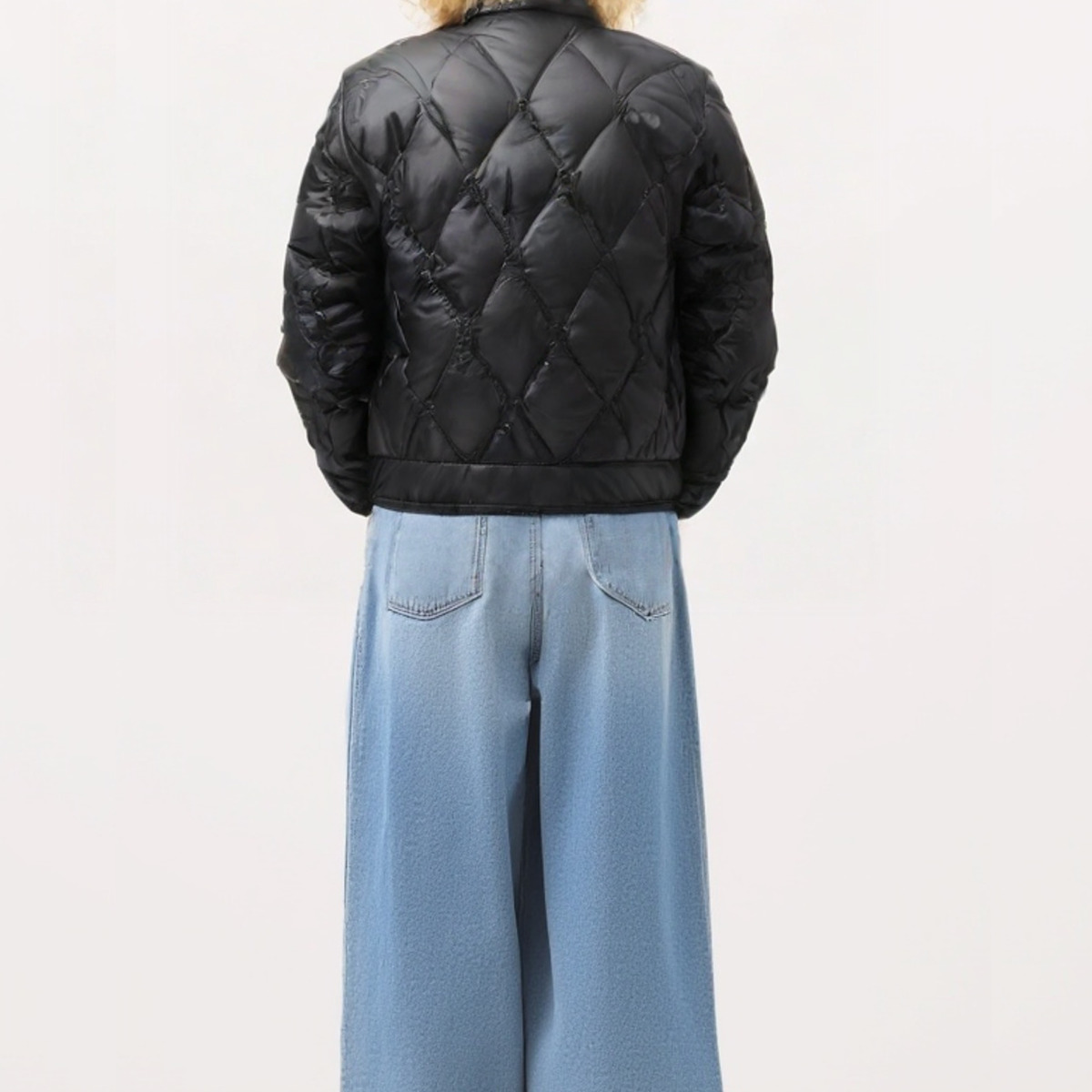 Blauer Delhi Übergangsjacke schwarz